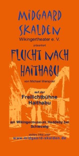 Flyer Flucht nach Haithabu / Midgaard Skalden 2012